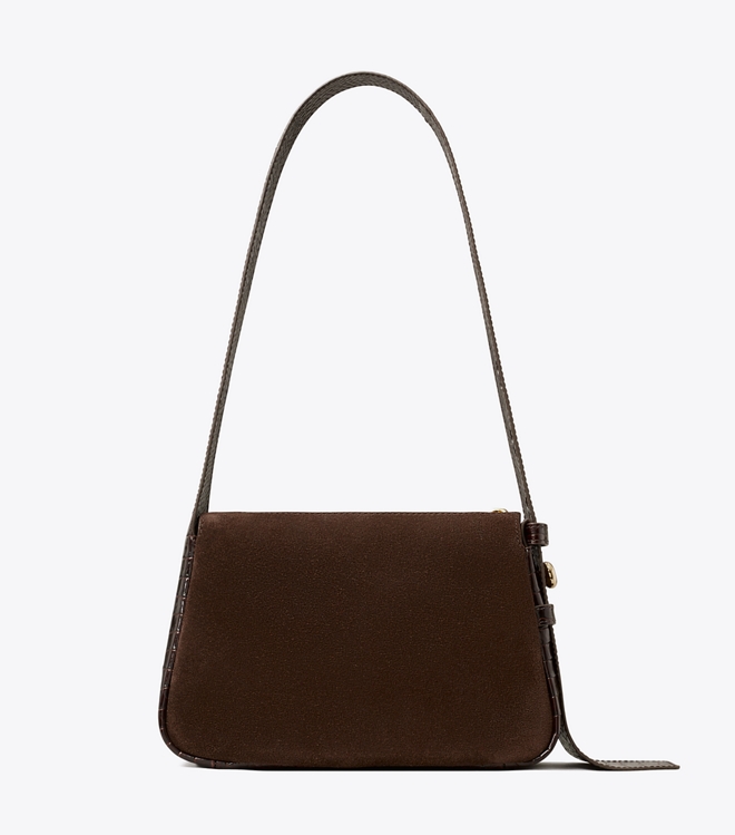 Small Romy Suede Shoulder Bag