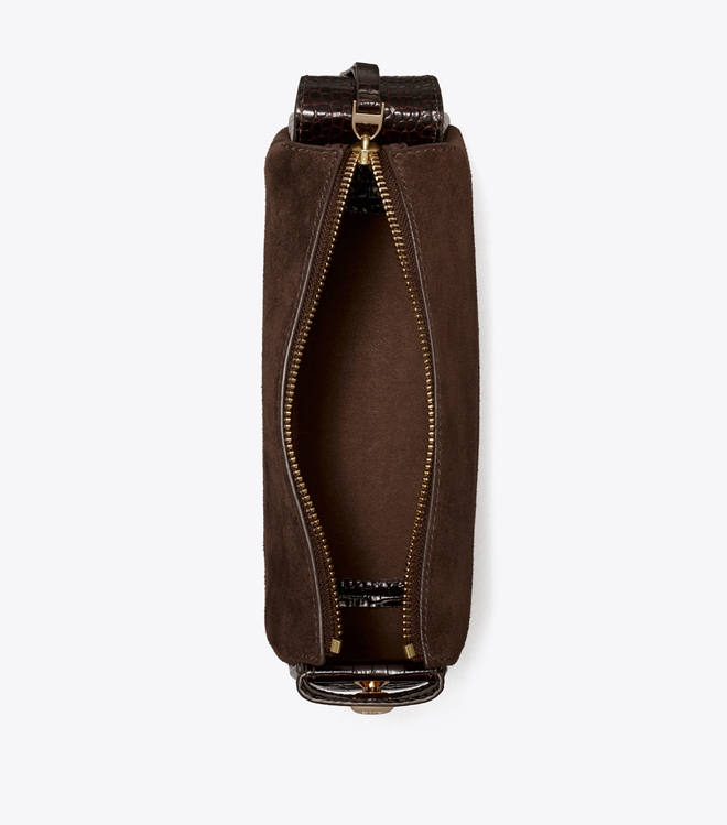 Small Romy Suede Shoulder Bag