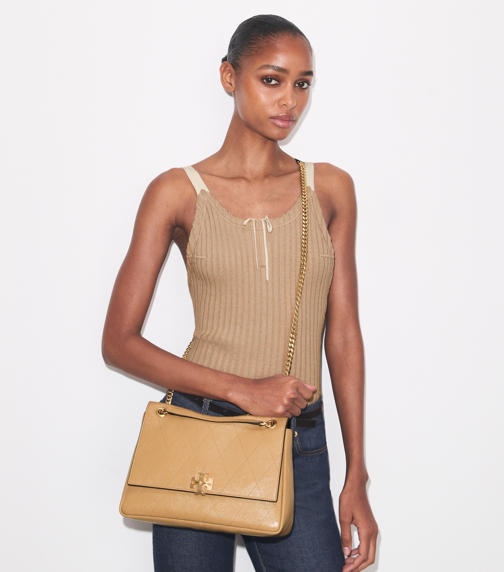 Charlie Quilted Shoulder Bag image number 1