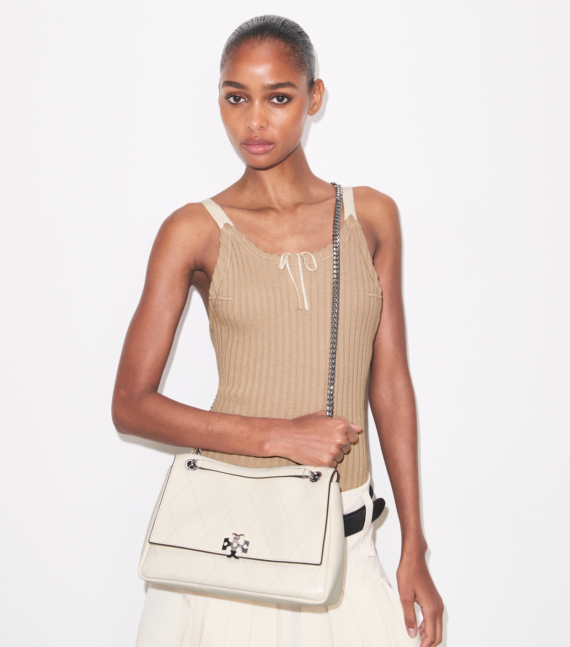 Charlie Quilted Shoulder Bag image number 1