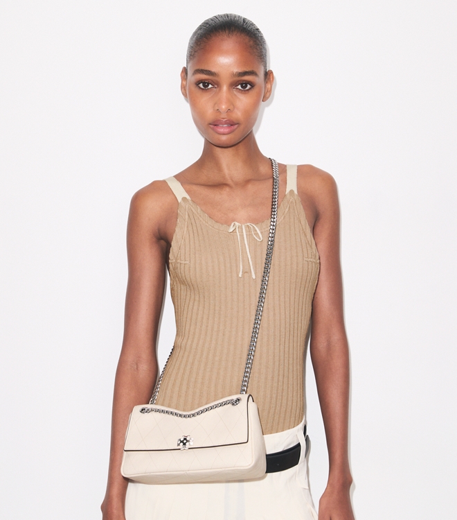 Small Charlie Quilted Shoulder Bag