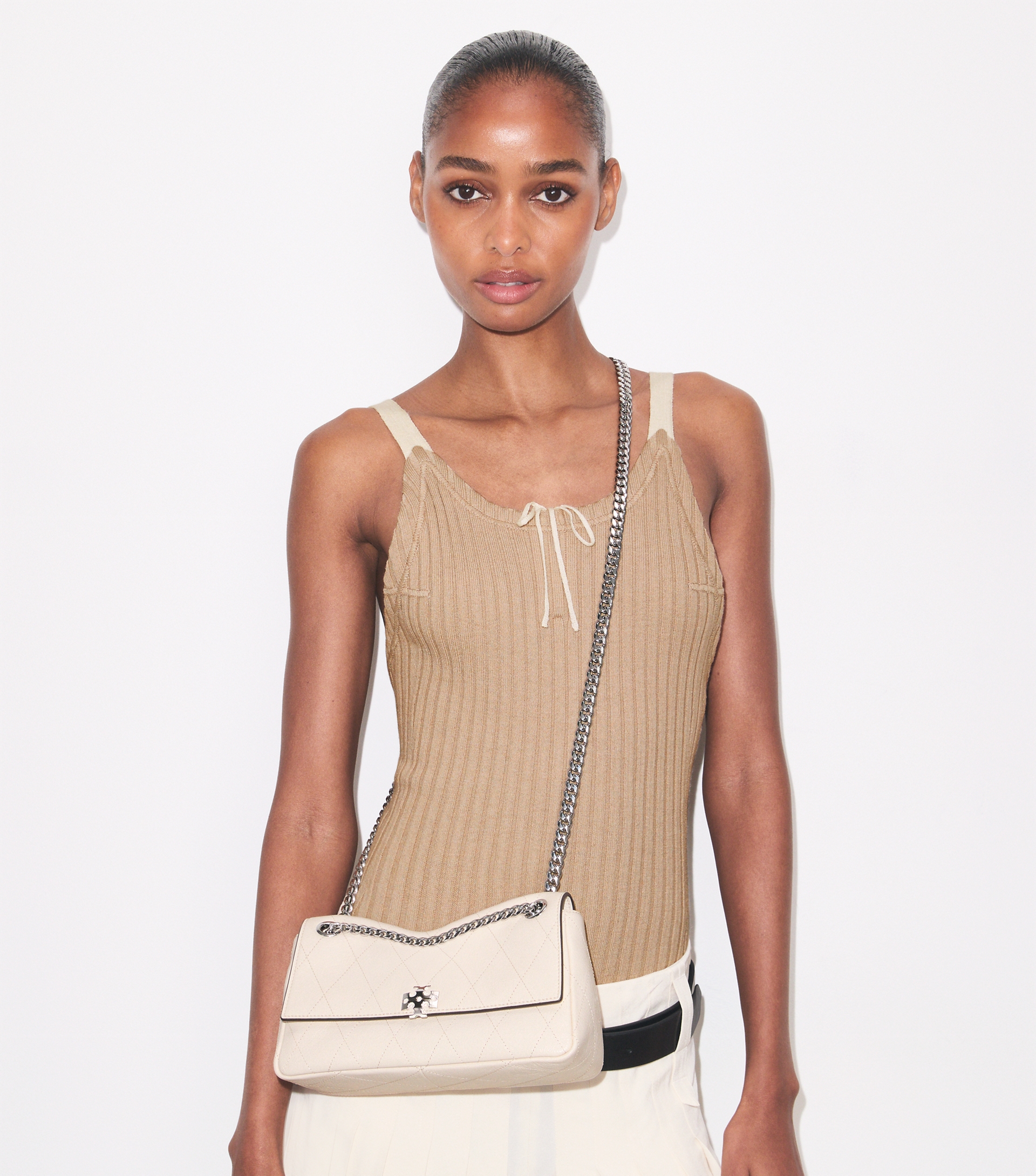 Small Charlie Quilted Shoulder Bag image number 1