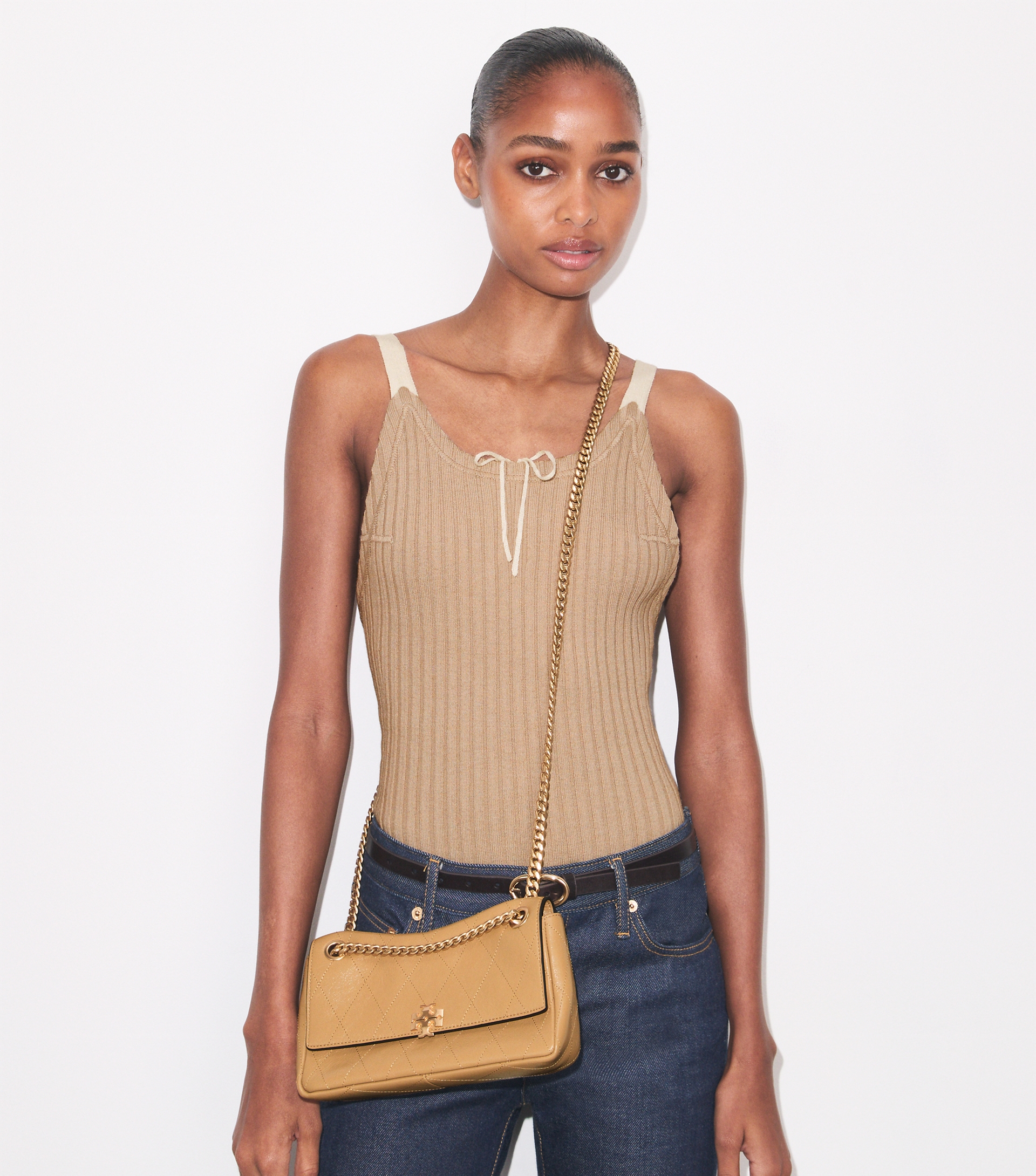 Small Charlie Quilted Shoulder Bag image number 1