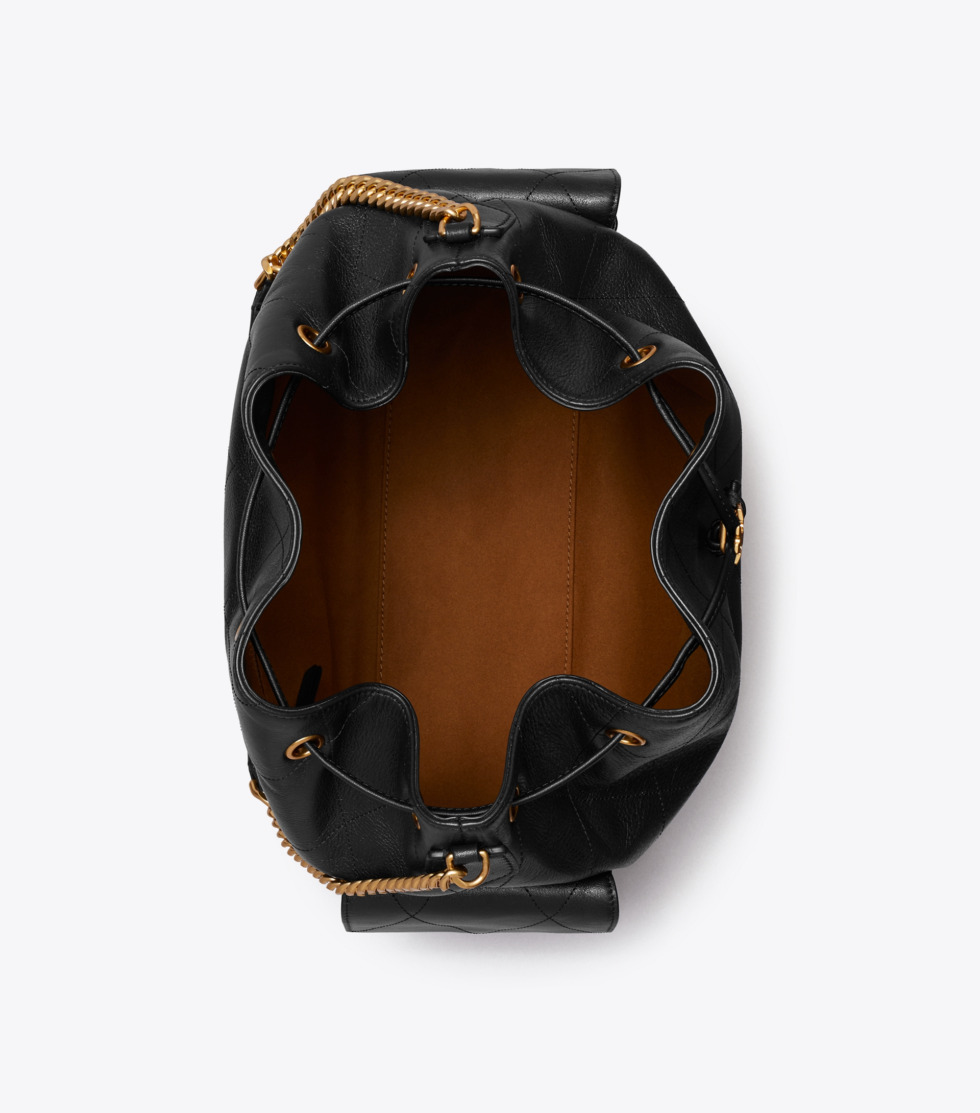 Large Charlie Quilted Drawstring Shoulder Bag image number 4