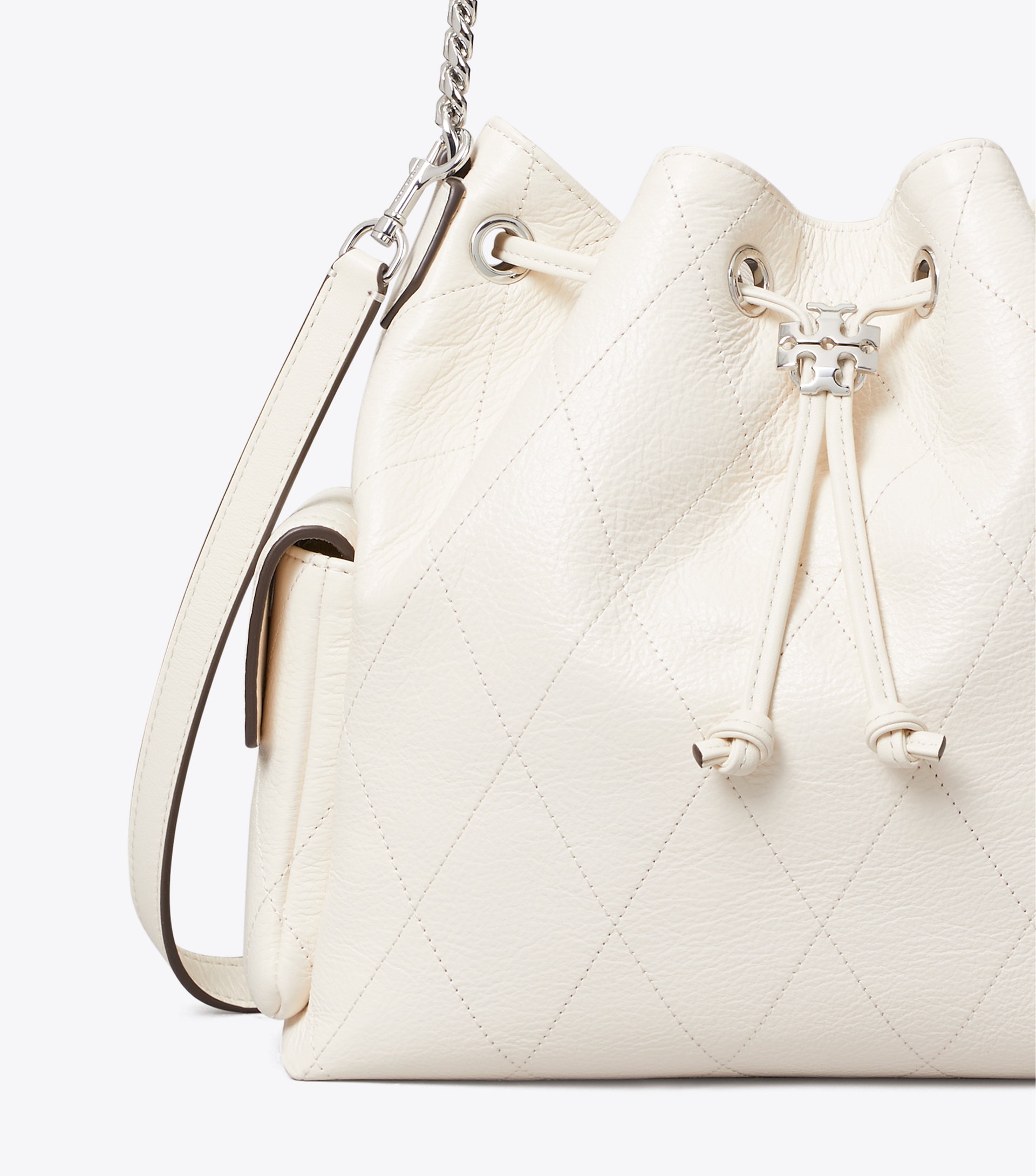 Charlie Quilted Drawstring Shoulder Bag image number 4