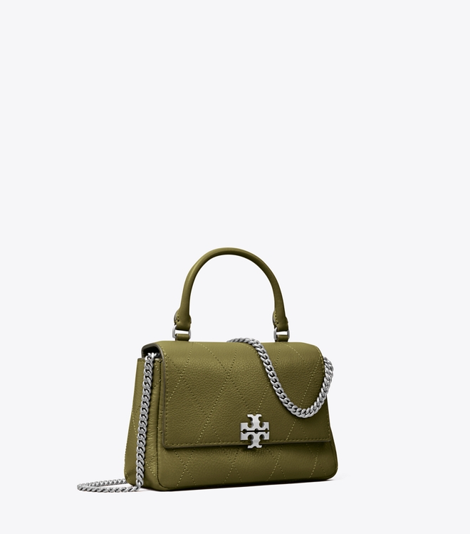 Mini Charlie Quilted Top-Handle Crossbody