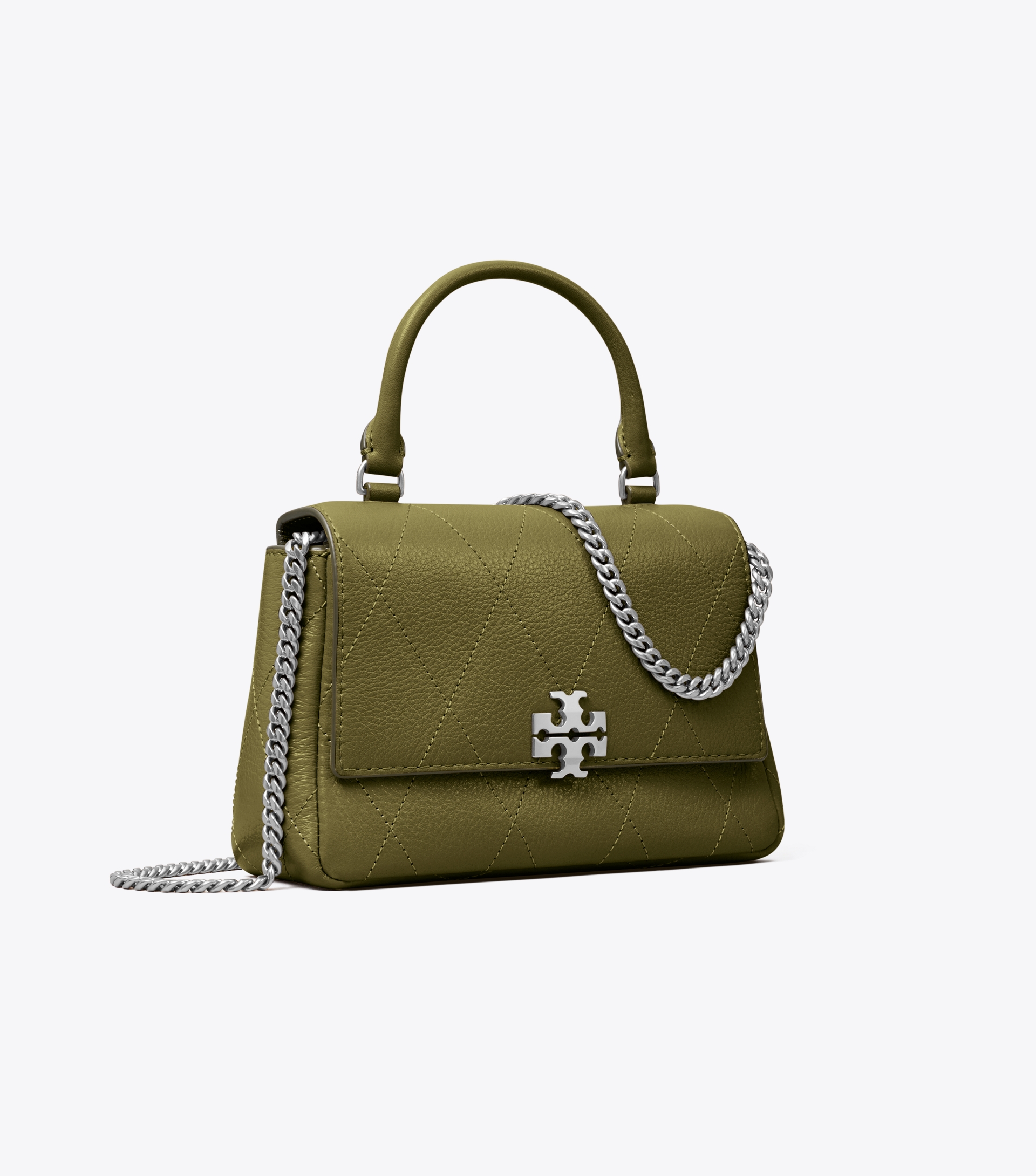 Mini Charlie Quilted Top-Handle Crossbody image number 3