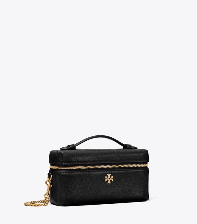 Charlie Quilted East-West Vanity Case