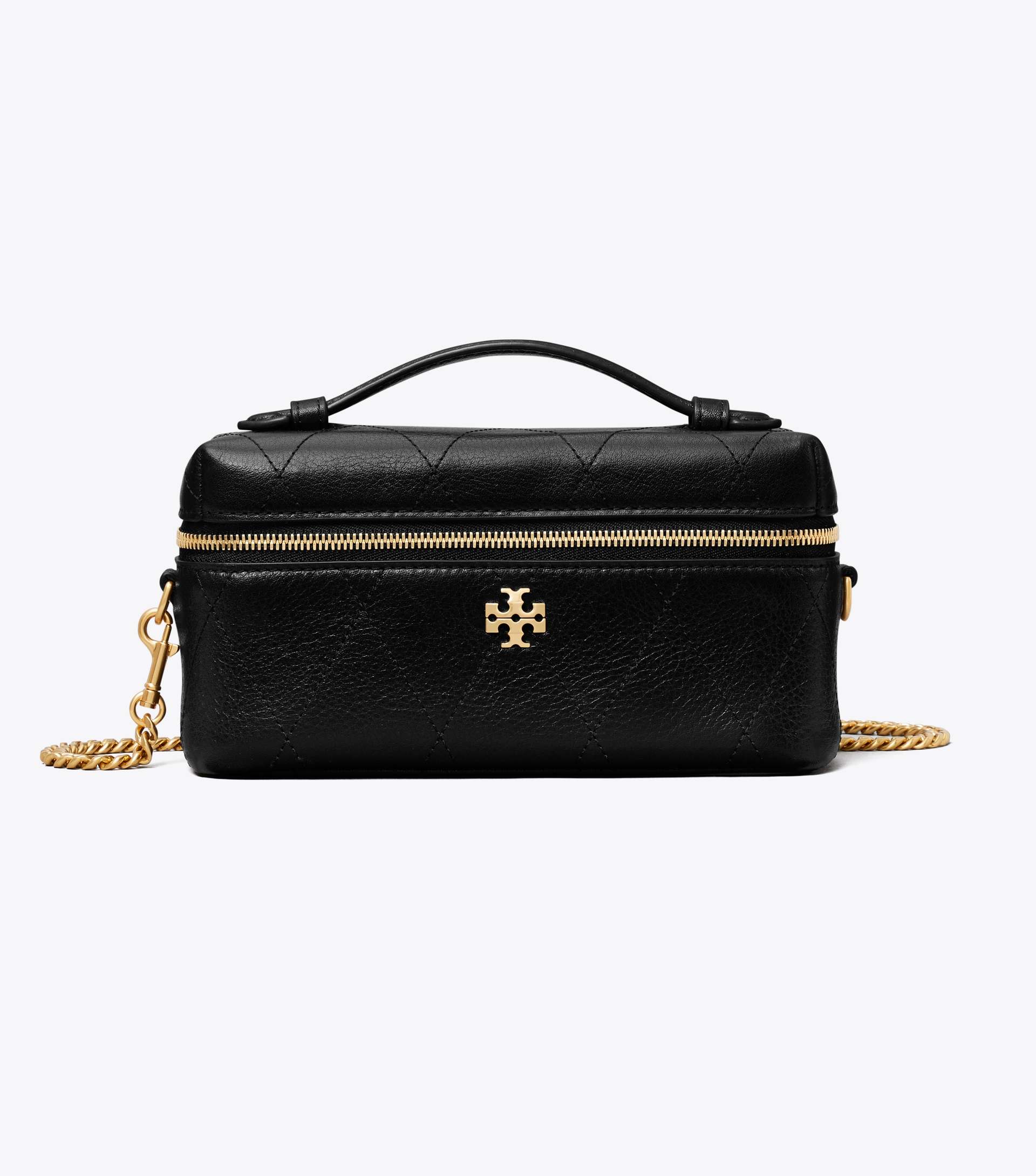 Charlie Quilted East-West Vanity Case image number 0