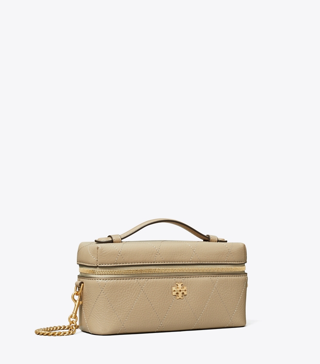 Charlie Quilted East-West Vanity Case