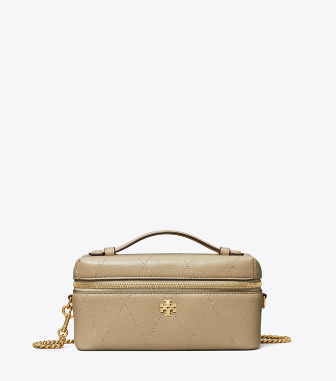 Charlie Quilted East-West Vanity Case