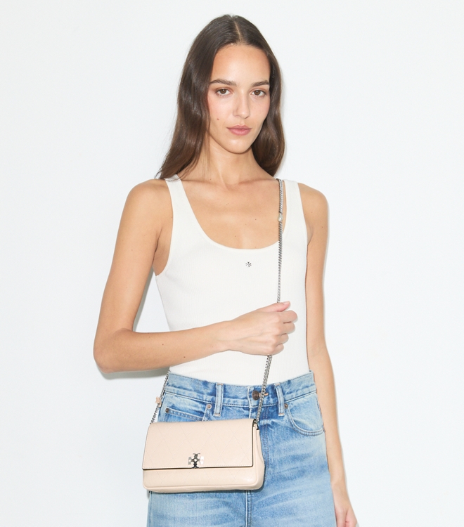 Charlie Quilted Chain Crossbody