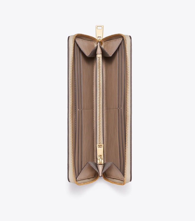 Charlie Quilted Zip Continental Wallet