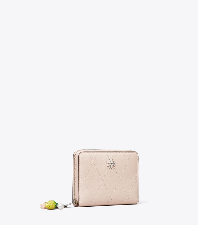 Small Charlie Quilted Zip-Around Wallet