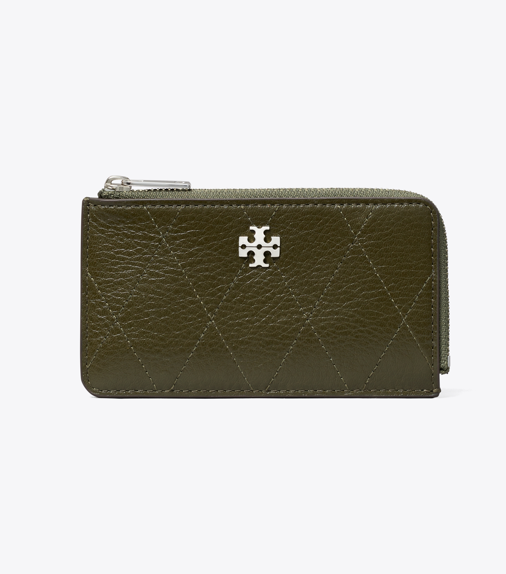 Charlie Quilted Zip Charm Card Case image number 1
