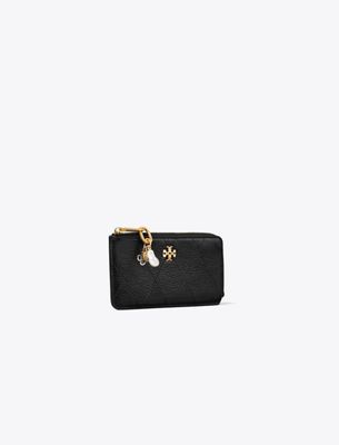  Charlie Quilted Zip Card Case
