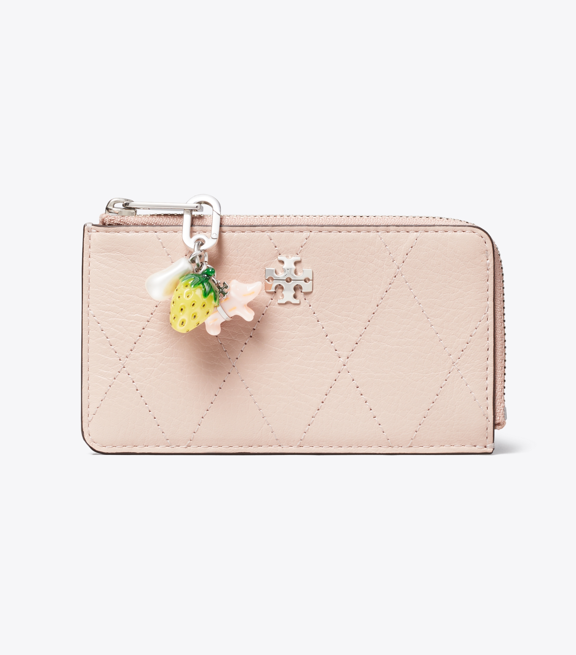 Charlie Quilted Zip Card Case image number 1