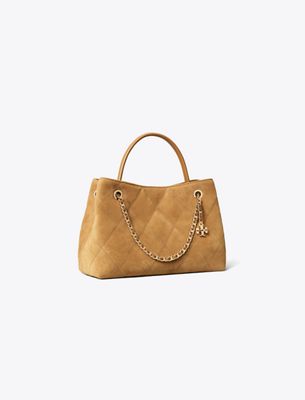  Small Fleming Suede Carryall