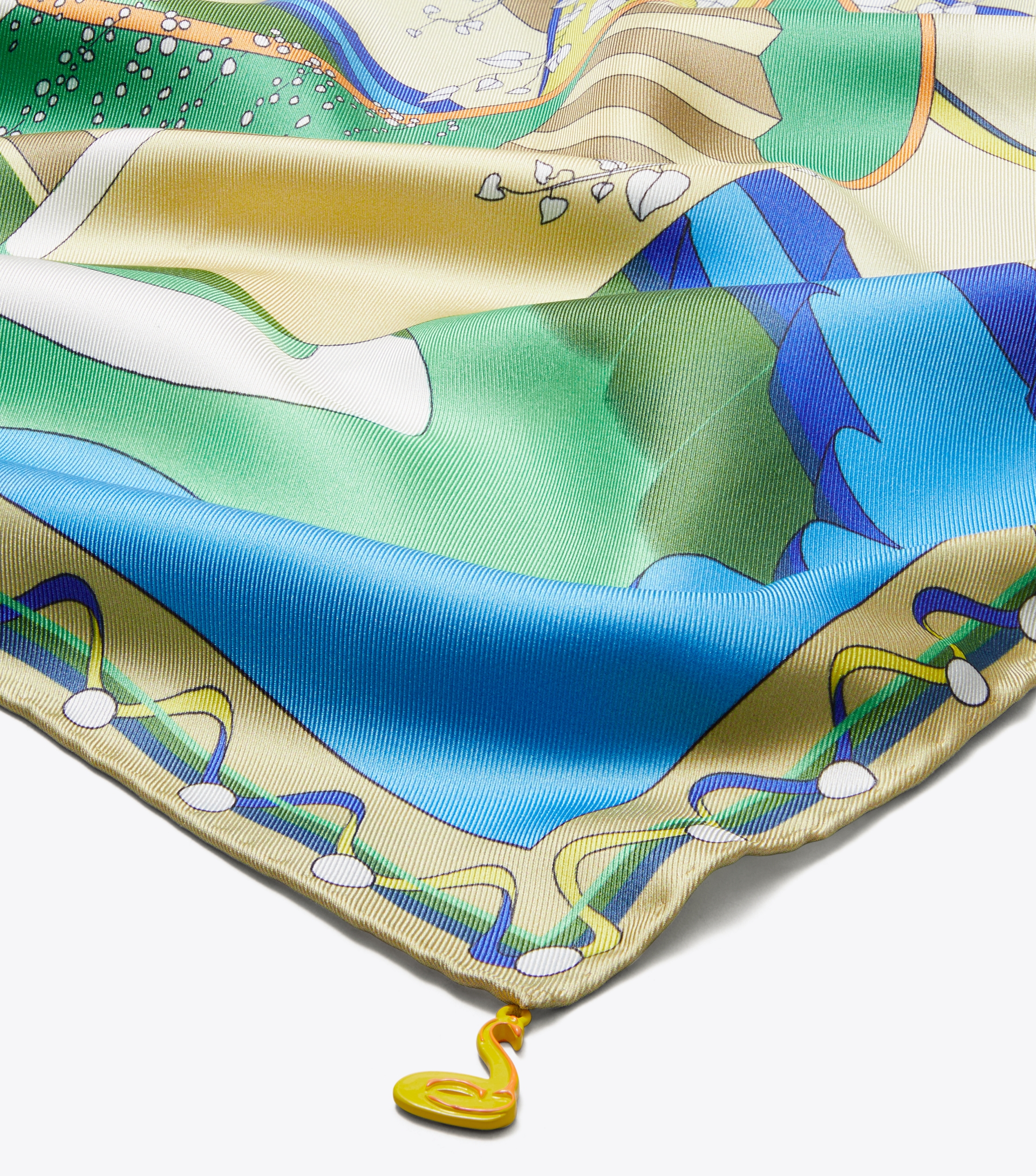 The Pool Silk Square Scarf image number 1