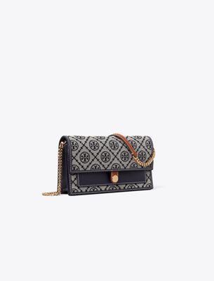  T Monogram Chain Wallet