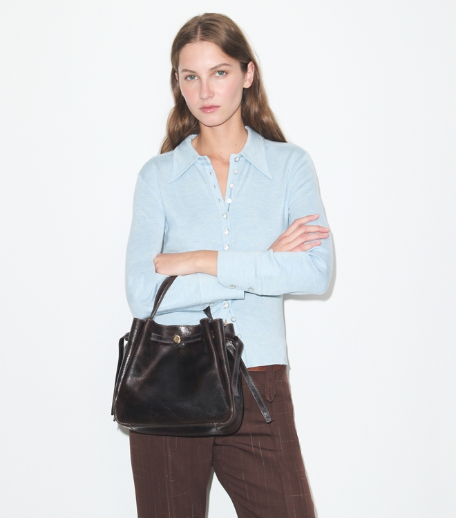 Romy Distressed Bucket Bag