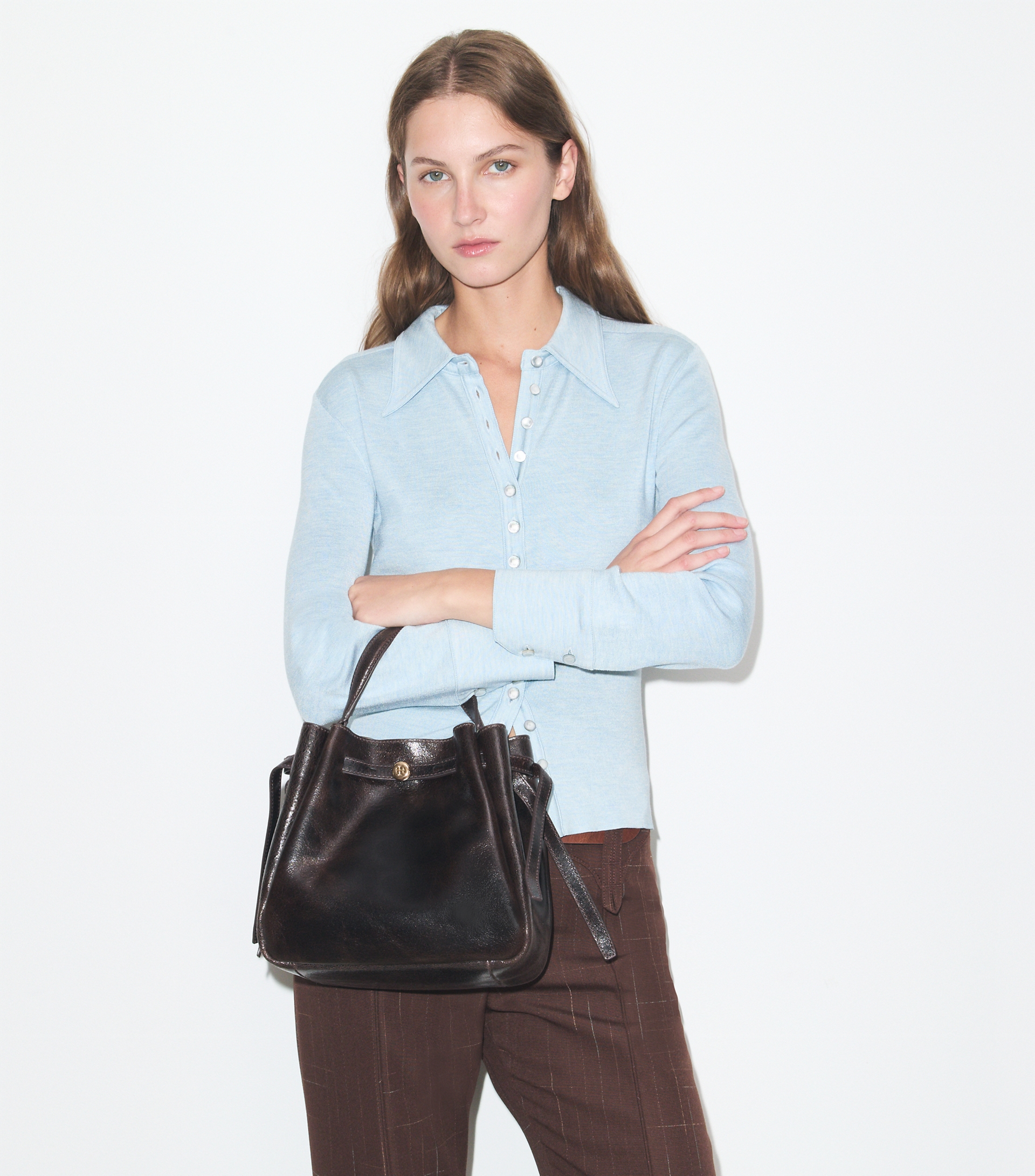 Romy Distressed Bucket Bag image number 2