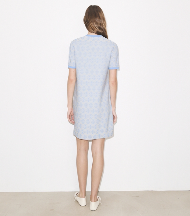 Viscose Crewneck Dress
