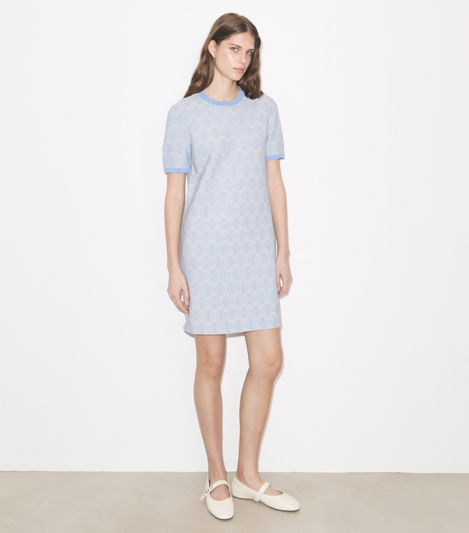 Viscose Crewneck Dress