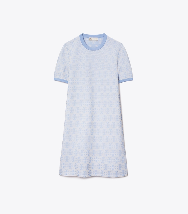 Viscose Crewneck Dress