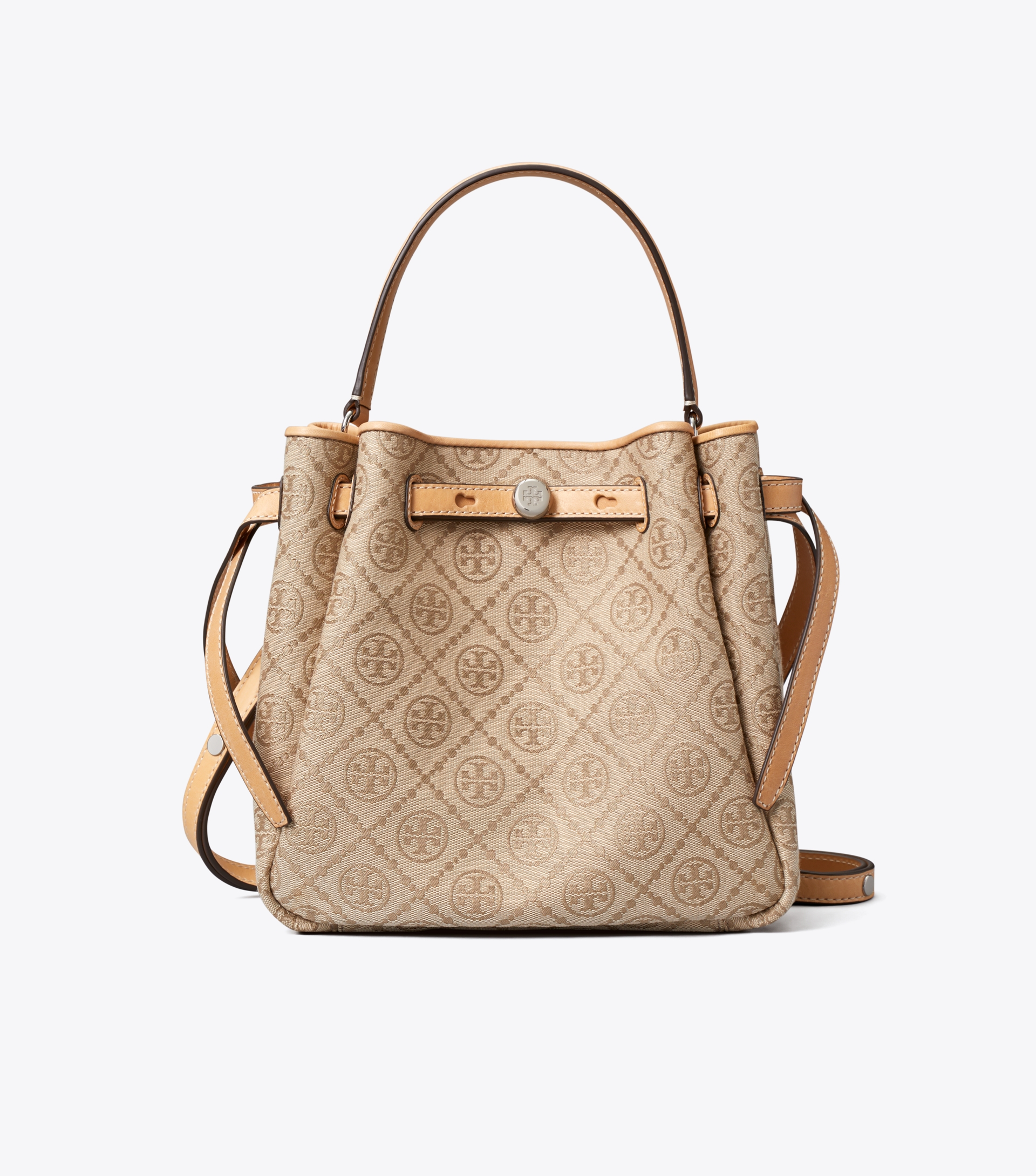 Romy T Monogram Bucket Bag image number 0