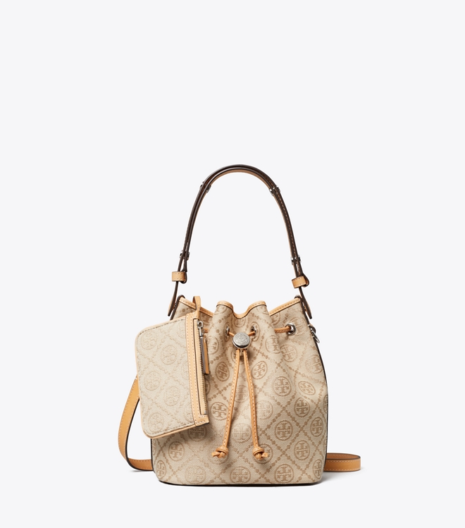 T Monogram Bucket Bag