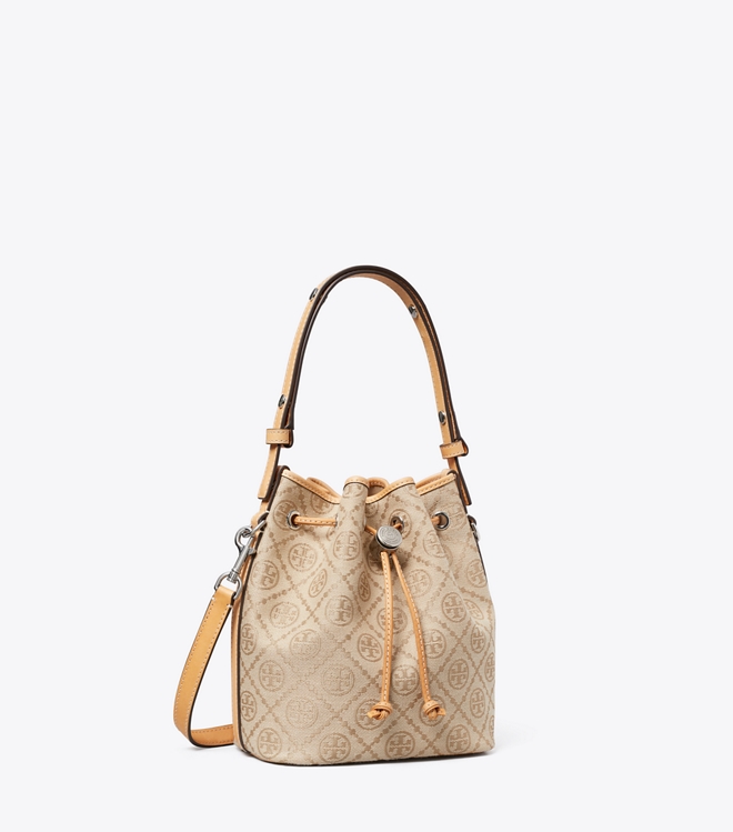 T Monogram Bucket Bag