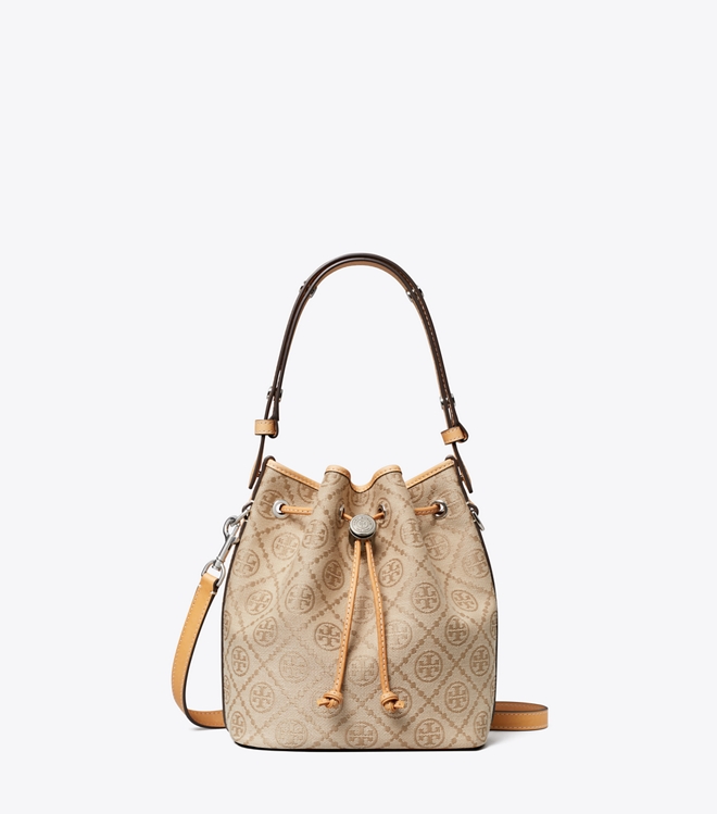 T Monogram Bucket Bag