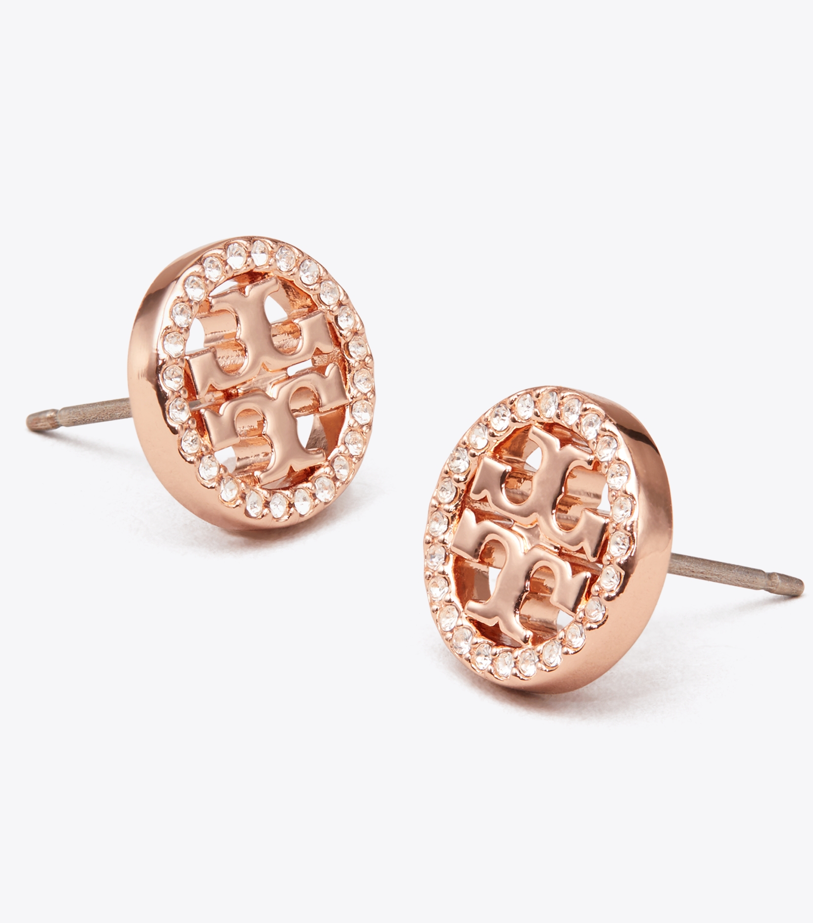 Icon Pav&eacute; Stud Earrings image number 2