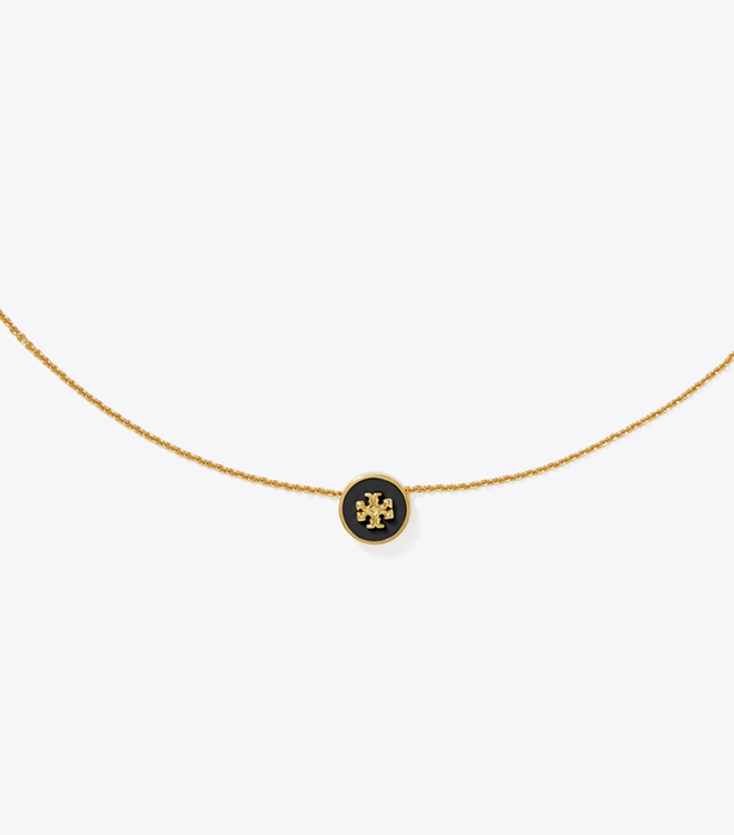 Icon Enamel Pendant Necklace