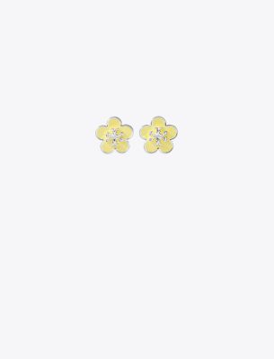 Kira Enamel Flower Stud Earring