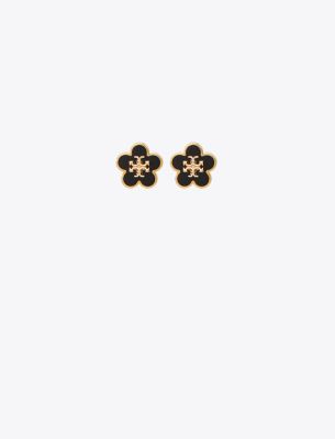  Forget Me Not Enamel Stud Earrings