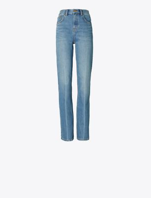  Mid-Rise Slim Straight Jean