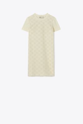  Logo Lace T-Shirt Dress