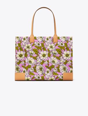 Ella floral print tote tory burch sale