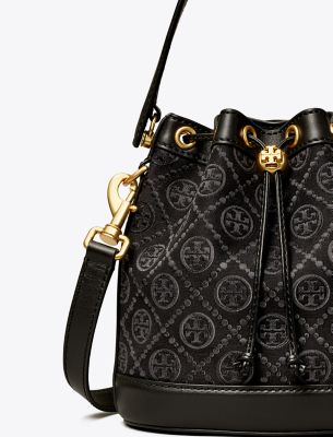 Brown 'T Monogram' bucket bag Tory Burch - Vitkac HK