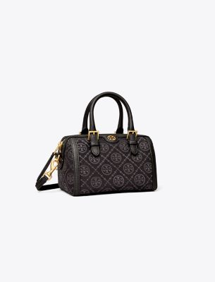 Tory Burch T Monogram Jacquard Barrel Bag