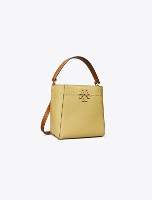 TORY BURCH T MONOGRAM JACQUARD EMBROIDERED MINI BUCKET BAG รุ่น