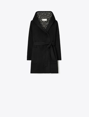  Hooded Wool Coat