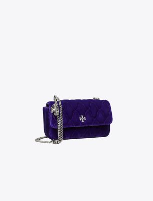  Kira Velvet Mini Flap Bag