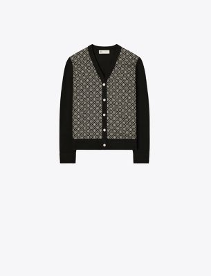  Silk Front Cardigan