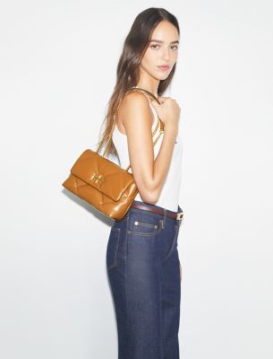 Small Kira Diamond Quilt Convertible Shoulder Bag