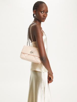 Small Kira Diamond Quilt Convertible Shoulder Bag
