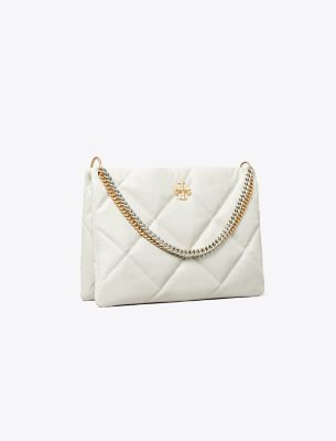 【関税込み】tory burch KIRA DIAMOND QUILT HOBO' SHOPPING BAG Oversized Kira Diamond Quilt Shoulder Bag: Women's Designer