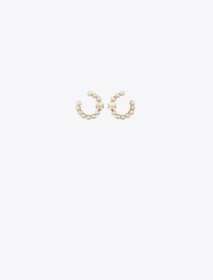  Kira Pearl Loop Earring